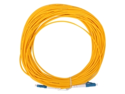 Cabo de Fibra Óptica Monomodo LC/UPC 15m com Patch Cord de Cerâmica