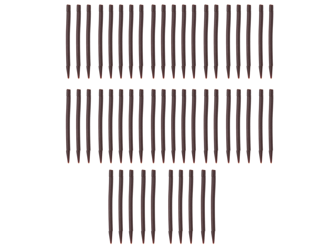 50 Mangueras De Pesca De Goma Antienredos, 53 Mm, Con Accesorio Terminal Para Señuelos De Carpa.
