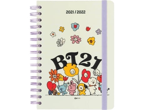 Agenda Escolar ERIK EDITORES Bt21 (A5 - 2021/2022 - Semanal - 14.8x21cm)