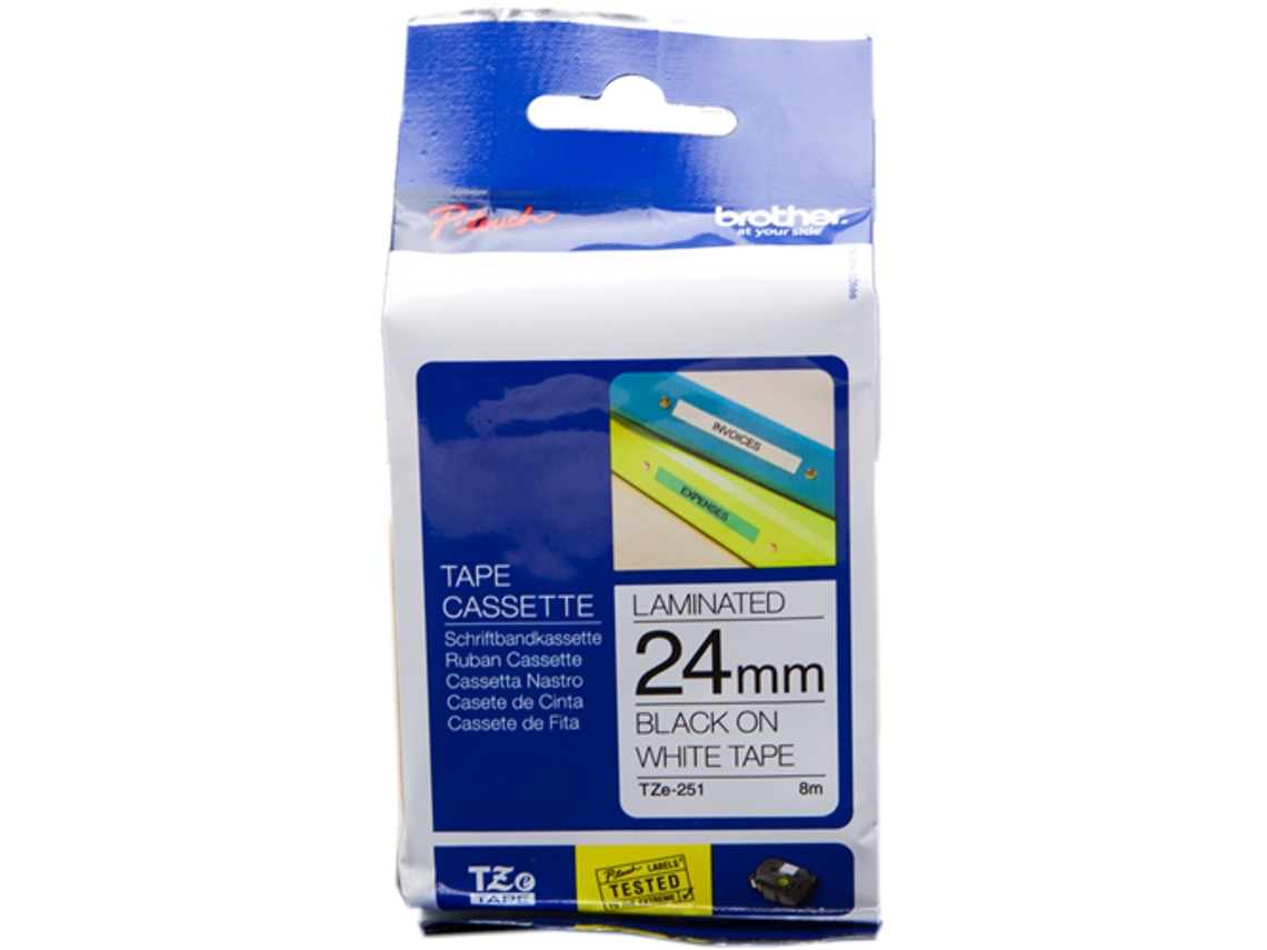 Cinta BROTHER TZe251 laminada