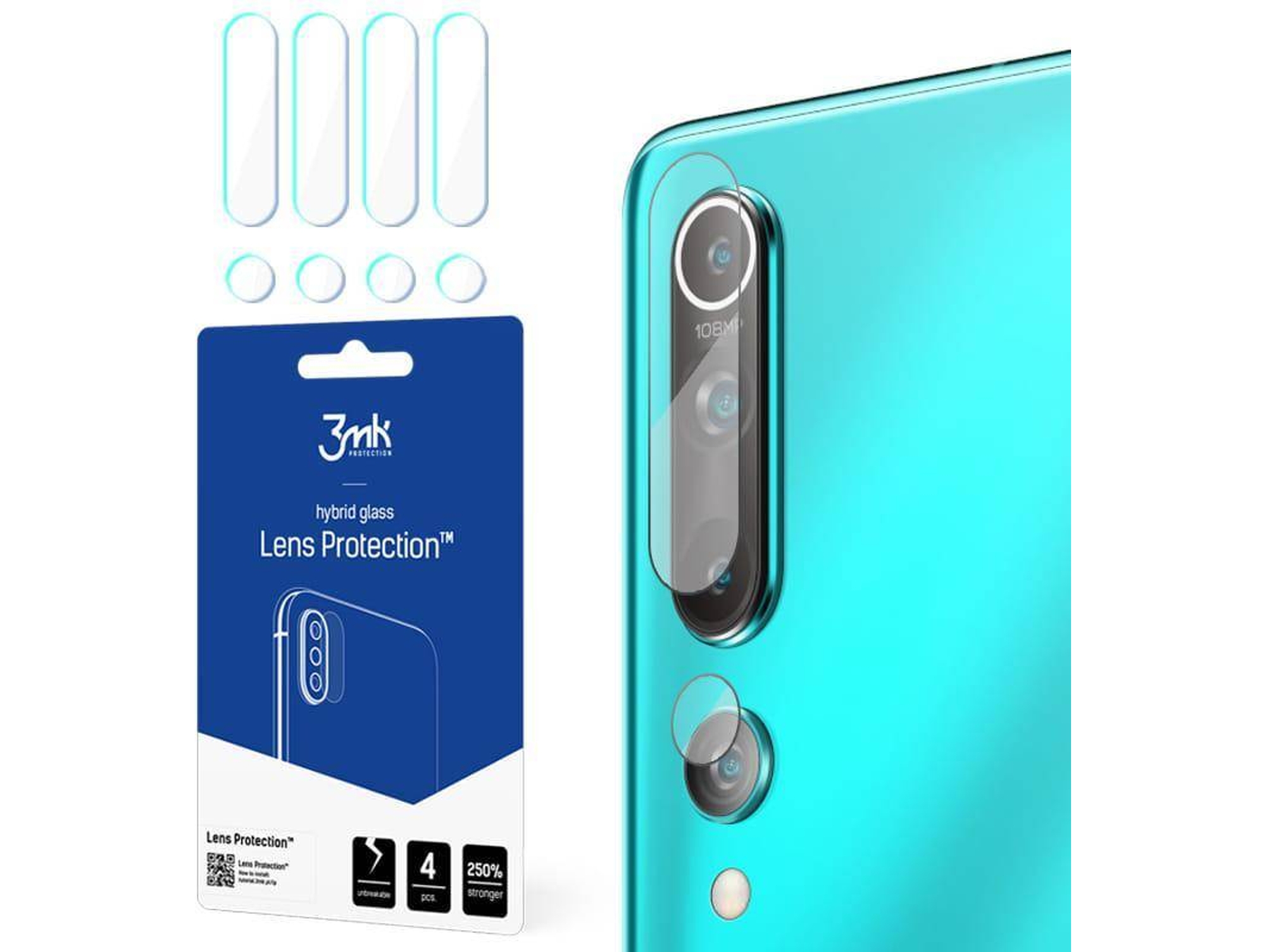 Película 3MK Compatible Xiaomi Mi 10 Pro (Protector de Cámara)