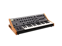 Sintetizador analógico parafónico y teclado MIDI de 37 teclas semipesadas, amplificador de auriculares, 256 Moog