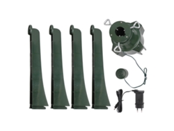 Base Giratoria De 360 Grados Para Árbol De Navidad Con Música, Ajustable Para Troncos De 3,2 Cm A 3 M, Enchufe Europeo 220-240 V.