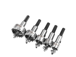 5 Piezas Sierra Hss De Cobalto Ø16/18.5/20/25/30mm Para Acero Inoxidable Y Metal