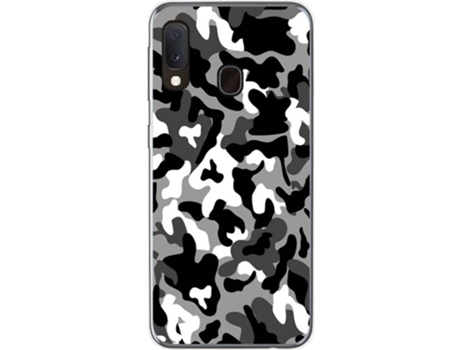 Carcasa Samsung Galaxy A20e 5.8" TUMUNDOSMARTPHONE Snow Camuflaje Multicolor