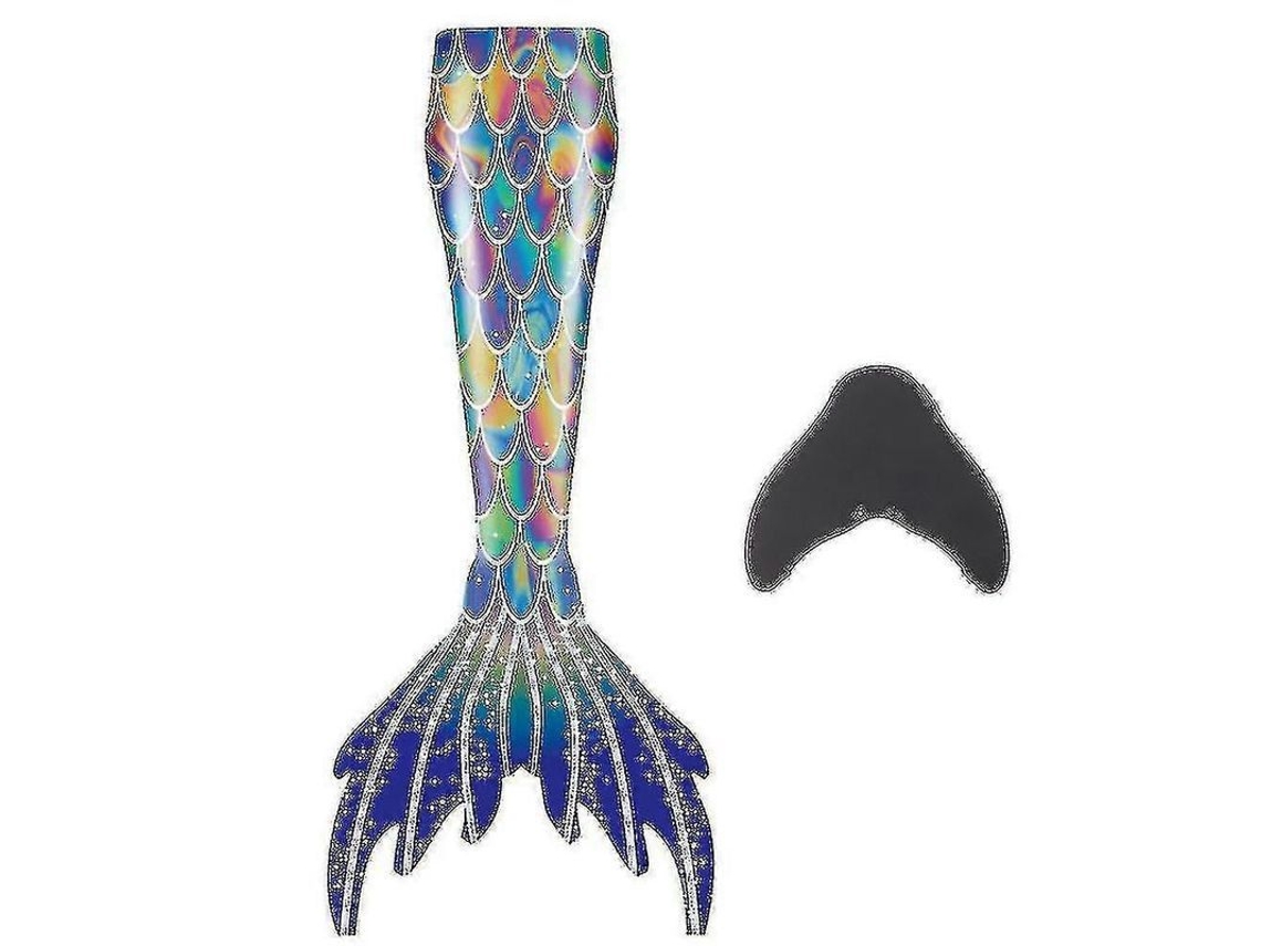 Colas De Sirena Para Nadar Para Niños Y Adultos Con Monofin Azul Oscuro S Azul Oscuro