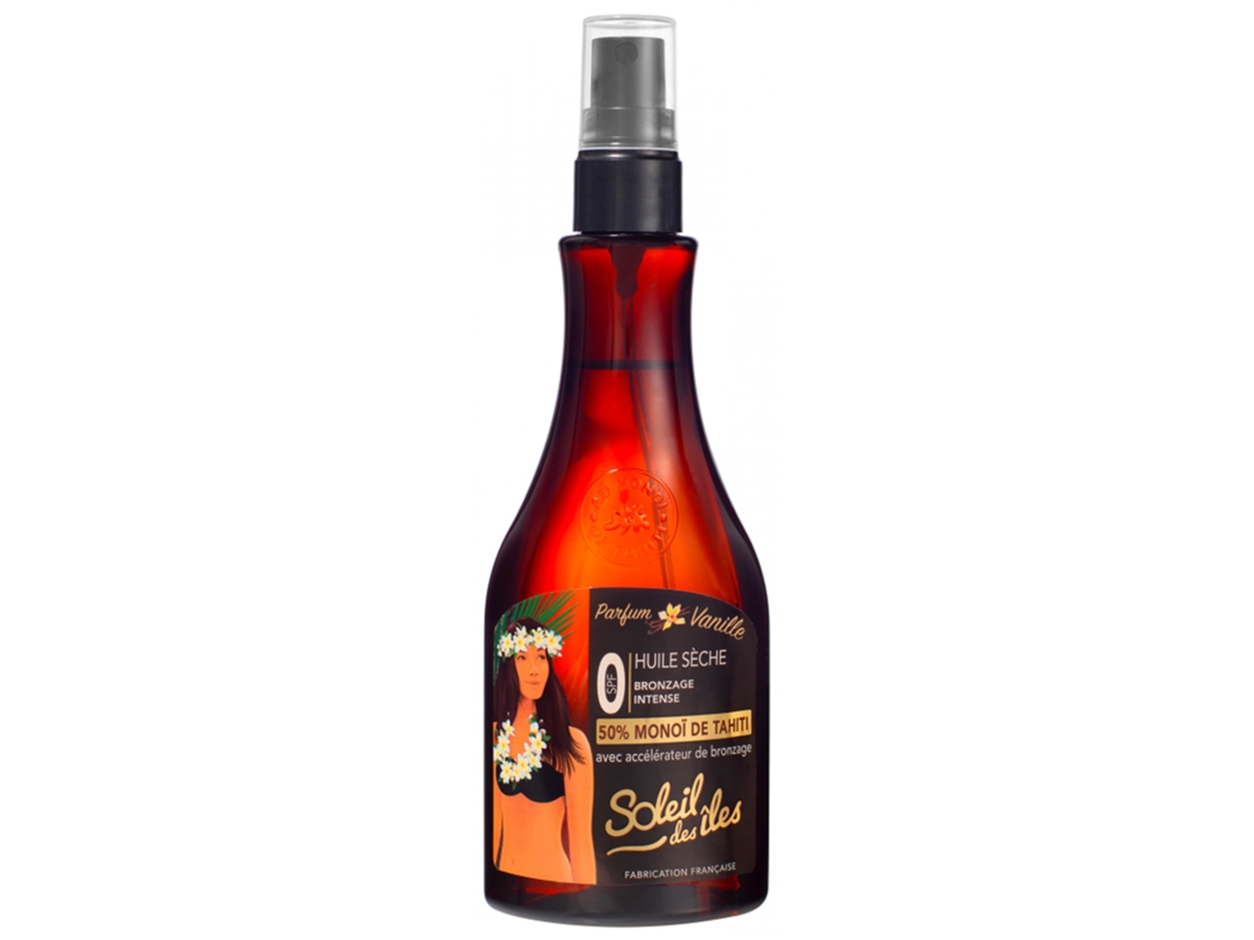 Aceite Seco Bronceador Intenso 150 Ml Perfume: Vainilla SOLEIL DES ÎLES