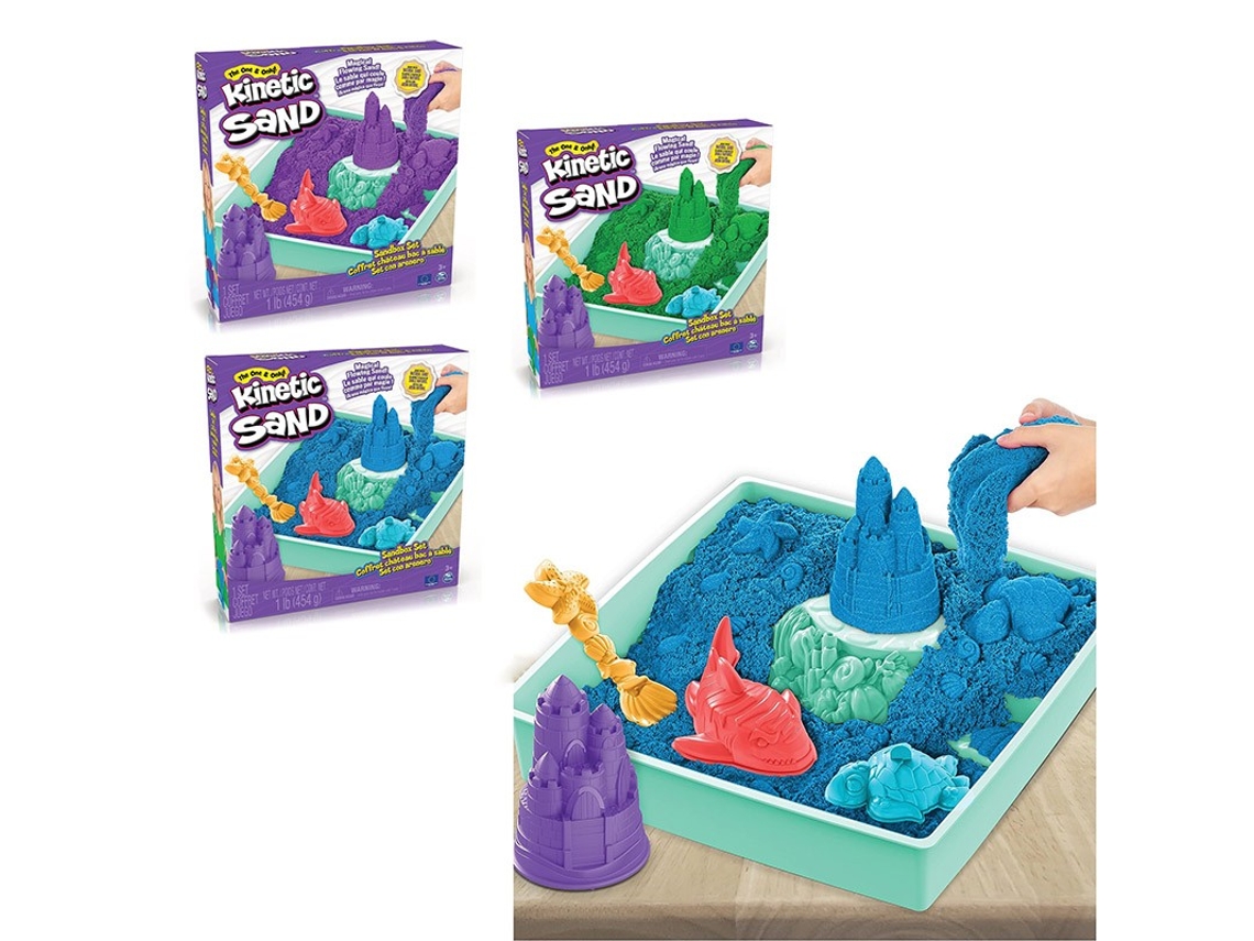 Kinetic Sand Sandbox Set Surtido  (3 años)