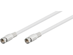 Cable de Antena GOOBAY (Coaxial - 2.5 m - Blanco)
