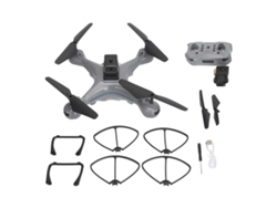 Ymsl Drone Rc Ky102 Cuádruplo Gris Juguete Flujo Ópticohover Obstáculo Evitación Batería 1800mah Mini Drone Para Edad 14+ Cámara Dual Hxl