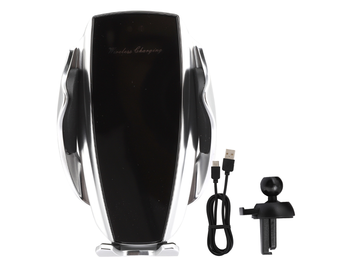 Soporte Para Teléfono Con Carga Inalámbrica Para Coche Con Detección Infrarroja Inteligente Y Carga Rápida De 10w