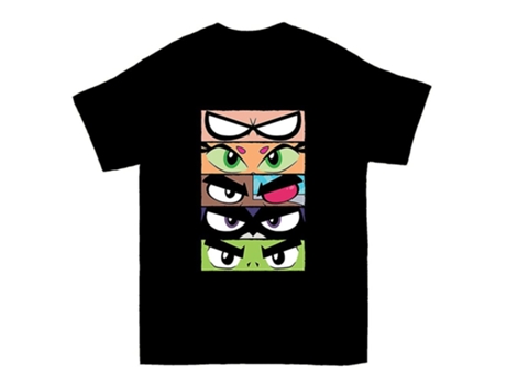 Camiseta ROCKINSTONE Teen Titans Go Eyes Algodón para Hombre (2XL)