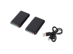 Calcetines calefactables recargables de 4000 mAh con 3 niveles para esquí y ciclismo de invierno.