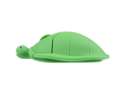 Ratón Inalámbrico Con Forma De Tortuga, Diseño Ergonómico Óptico Para Ordenador/portátil (verde)