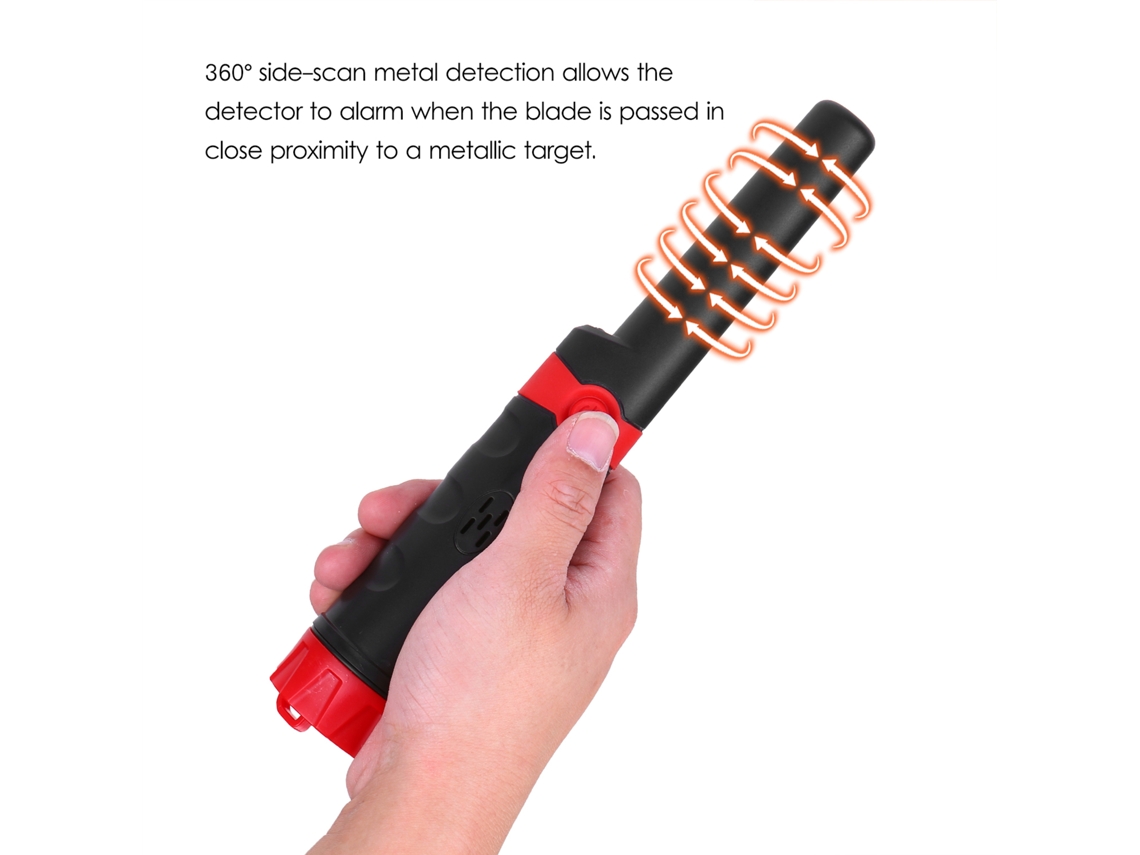 Detector De Metales Portátil E Impermeable Ip66 Con Alarma Sonora Y Vibratoria Para La Búsqueda De Tesoros.