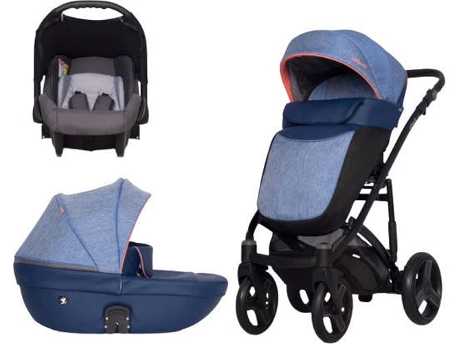 Carrito de Bebé Individual COLIBRO Nesto 3 In 1 Jeans