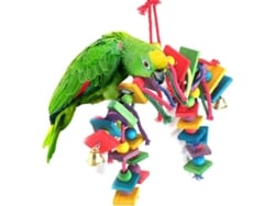 Juguete Colgante De Cuerda Para Pajaros, Escalera Maderera, Percha Para Periquitos, Cotorras Y Aves Pequeñas Y Medianas