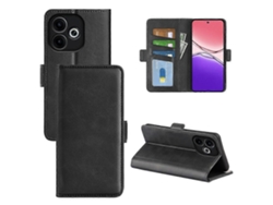 Funda Tipo Cartera De Piel De Becerro Con Textura Para Oppo A5 Pro 5g