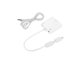 Adaptador EOOCOO (de teléfono a proyector, VGA con interfaz de audio)