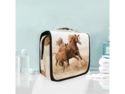 Neceser De Viaje Con Cremallera Portátil Para Mujer Diseño