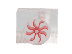 Indicador De Flujo De Refrigeración Por Agua Lsj Pm3 Rojo Con Rosca G1/4in, Accesorios Para Computadoras