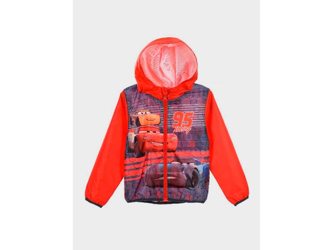 Abrigo con capucha Sparkle Mcqueen para niño CARS
