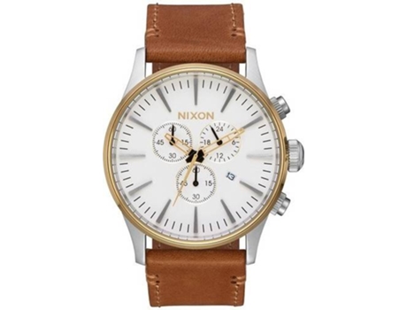 Reloj NIXON Hombre (Piel - Marrón)