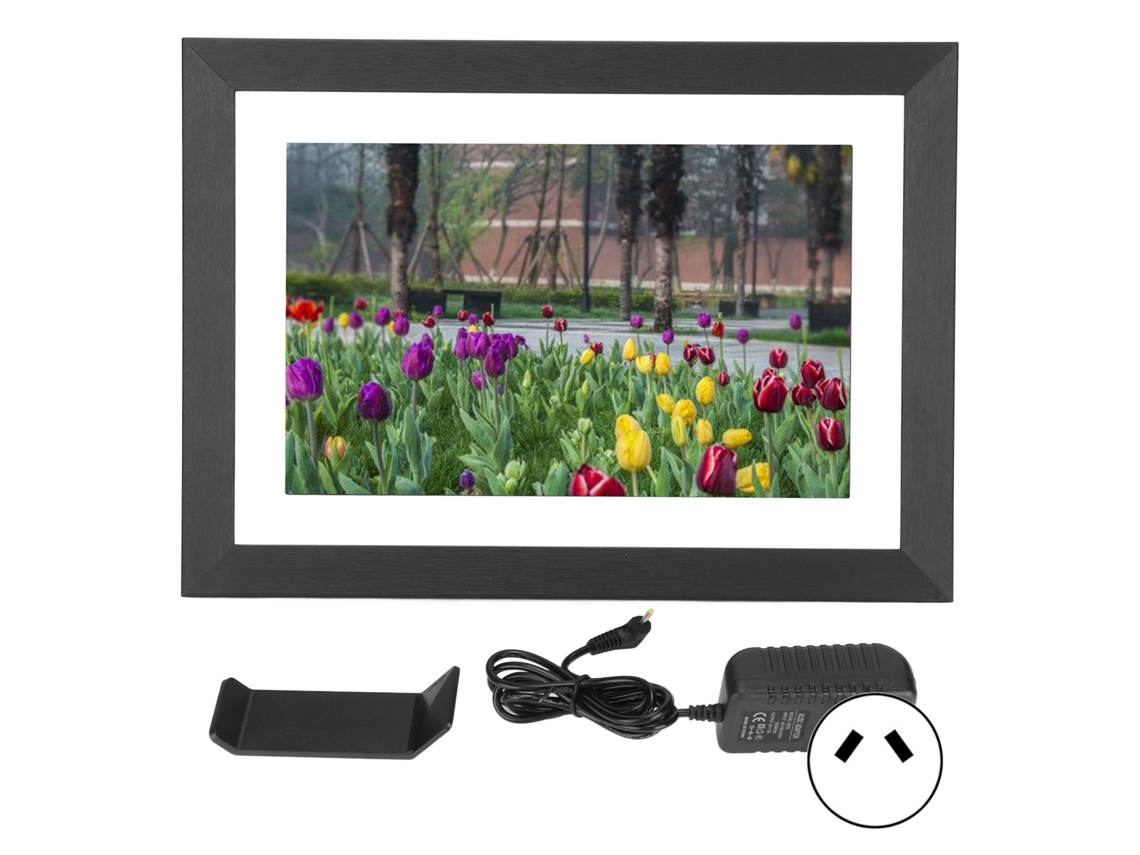 Marco Digital De Fotos Wifi De 10.1 Pulgadas Con Pantalla Táctil Ips Hd, Comparte A Través De La Aplicación Frameo, Enchufe Au