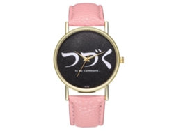 Reloj De Cuarzo Elegante Y Casual Unisex, Regalo De Pulsera (rosa)