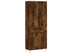 Mueble alto de madera procesada de roble ahumado MAISON EXCLUSIVE (69,5 x 34 x 180 cm)