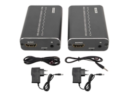 Amplificador de interfaz multimedia HD Baoj-2026 a través de Cat6a hasta 1920x108p 60Hz 120m con control remoto IR Enchufe europeo 100-240V