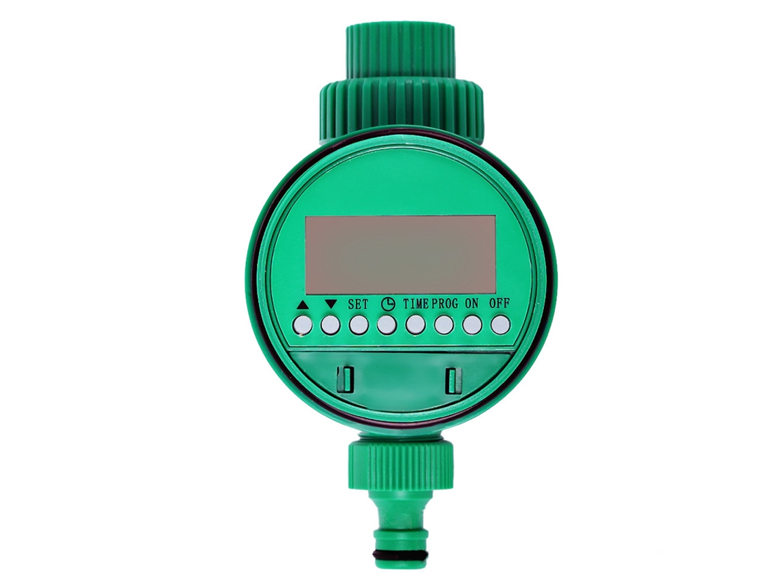 Temporizador De Riego Automático Con Válvula Solenoide Para Jardín Exterior, Pantalla Lcd Programable.