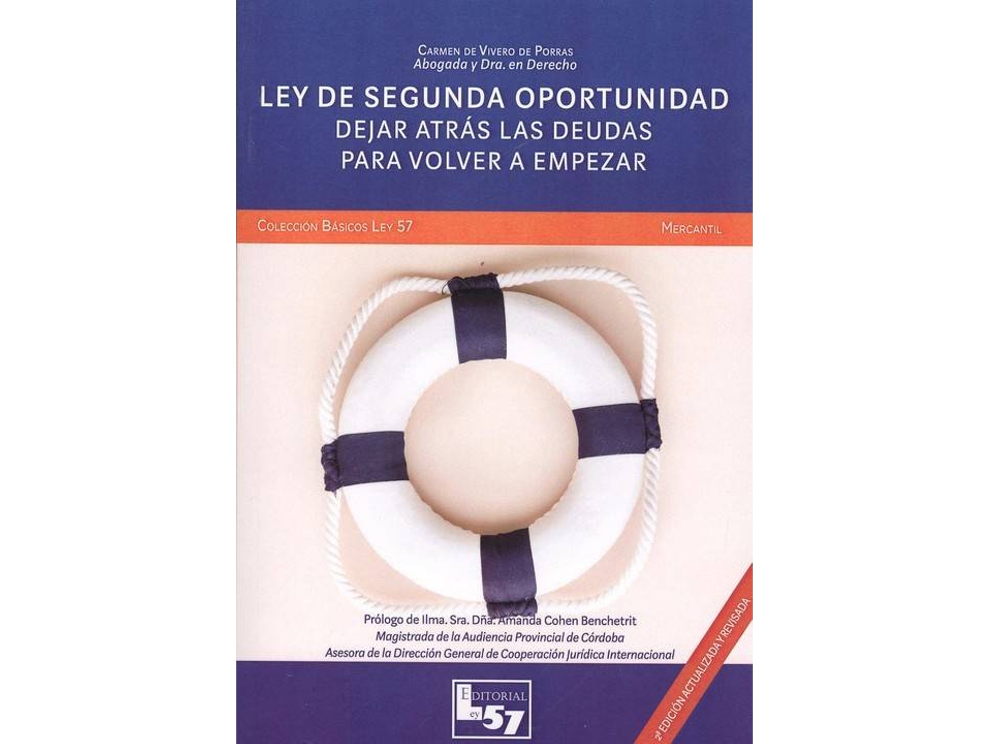 Libro Ley Segunda Oportunidad de Carmen De Vivero De Porras (Español)