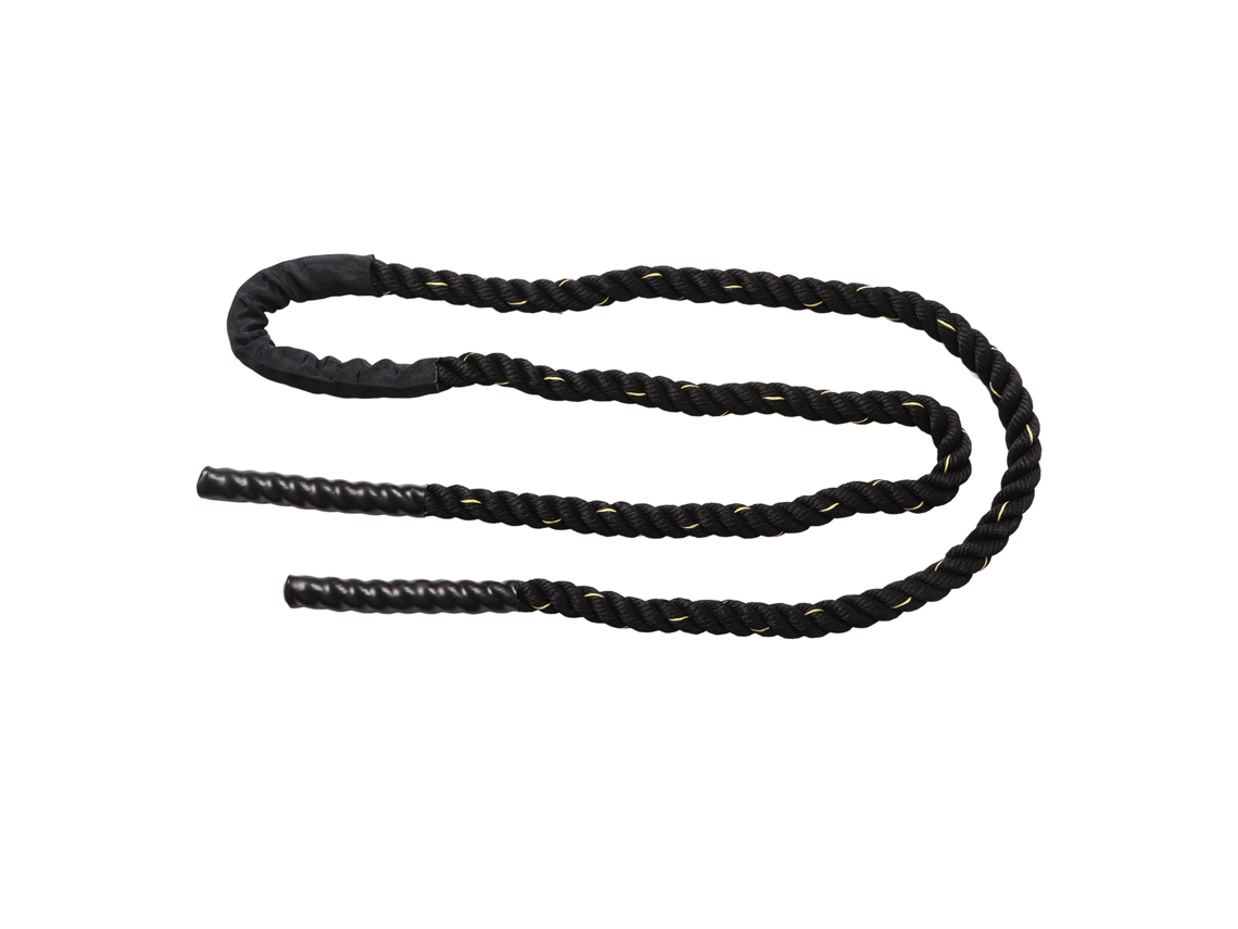 Vlrla-2026cuerda De Salto Ponderada 25mmx3m Oro Negro Poliéster Para Entrenamiento De Fuerza Y Construcción Muscular