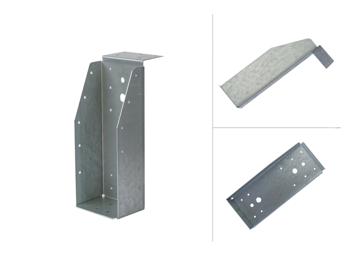 Soporte De Viga Pesada Con Labio Galvanizado Para Vigas WOVAR 10 X 25 Cm Por Pieza