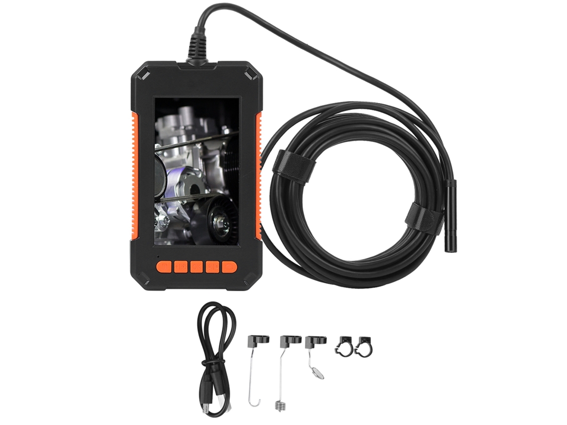 Endoscópio P40 8mm 1920x1080p Ip67 Tela Lcd 4,3 Polegadas Portátil