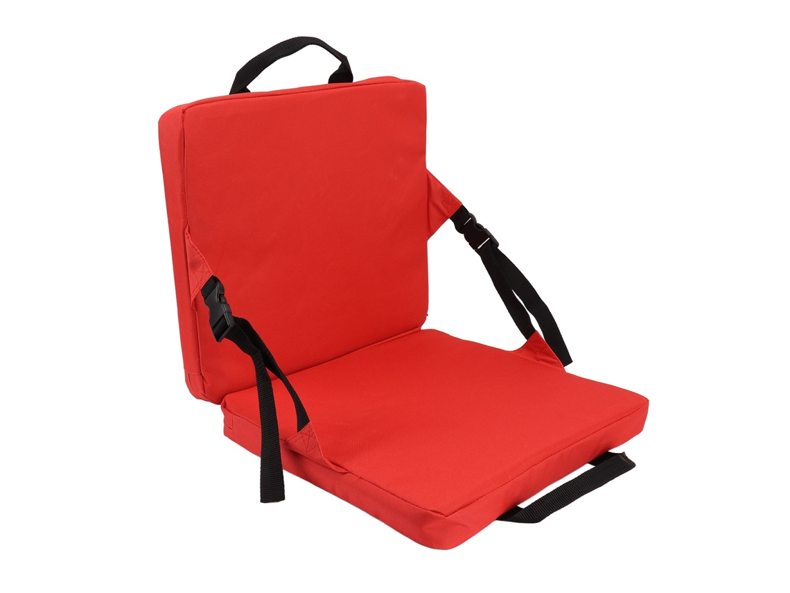 Cómodo cojín portátil para silla de exterior