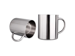 Taza De Acero Inoxidable De Doble Capa De 300 Ml Para Té, Café, Sopa Y Bebidas Calientes.