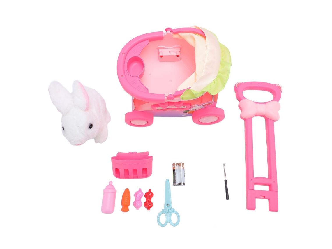 Juguete De Conejo Peluche Eléctrico Interactivo Con Movimientos, Mascota Electrónica De Peluche Para Niños, Regalo De Cumpleaños