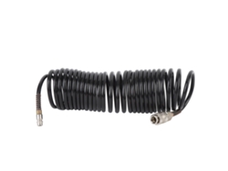 Manguera De Aire Espiral De 1/4 De Pulgada Y 5 M, De Cobre Pe, Con Conector Ue Antienredos.