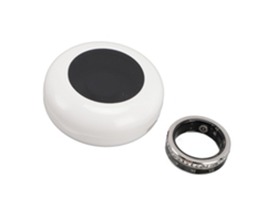 Anel Inteligente Rastreador De Saúde Ip68 Resistente À Água Bluetooth 5.1 Contador De Passos Para Homens E Mulheres Com Estojo De Carregamento