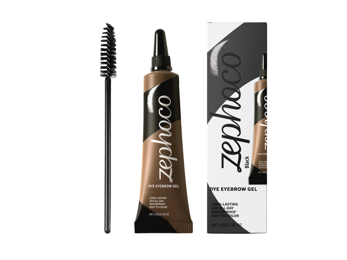 Crema de cejas de color negro antimanchas
