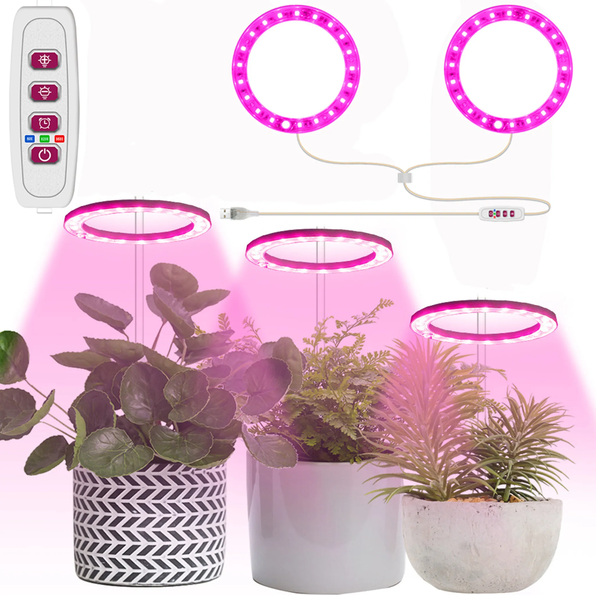 Disco Led Rosa-violeta - Doble Cabeza