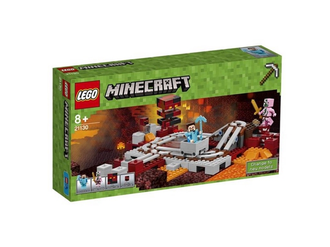 LEGO Minecraft: El ferrocarril de los Países Bajos 21130 (Edad Mínima: 8 - 387 Piezas)