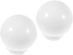 2 Bolas Acrílicas Blancas, Para Montaje En Poste, Repuesto Para Iluminación Exterior, Instalación