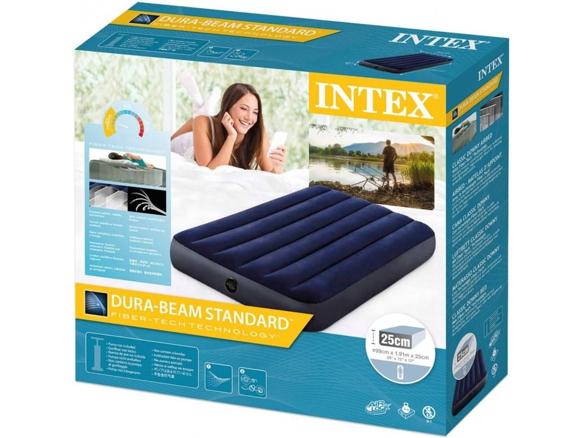 Intex 64132 - Colchón Hinchable, Dura-Beam Plus Deluxe Pillow, Medidas 99 x  191 x 42 cm : : Hogar y cocina