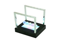 Adorno luminoso de balanza de Newton para decoración del hogar, regalo, juguete de escritorio M