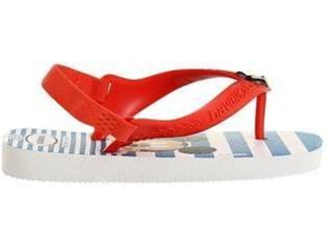 Sandalias de Niños HAVAIANAS Disney Classics Goma (21 - Blanco)