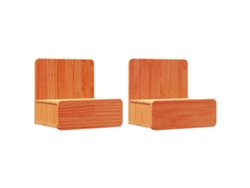 Maison Exclusive - Mesita De Noche Con Cajón 2 Pcs Marrón Cera 44 X 32,5 X 40 Cm