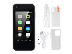 Yhl soyes Xs13 Pro 3G Smartphone pequeño para niños Pantalla LCD de 2,5'' 2 GB de RAM 16 GB de ROM Cámaras de 2 MP y 5 MP Android 9 Blanco
